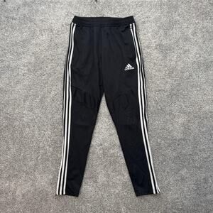 Adidas Track Pants Mens Medium Climalite Tapered Three Stripe Athletic 2019